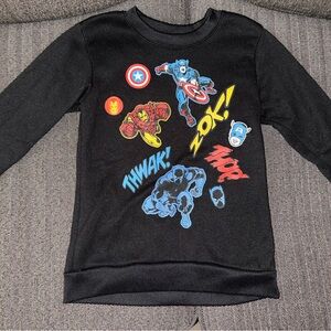 Marvel Black Kids Captain America, Ironman, Black Panther Sweatshirt